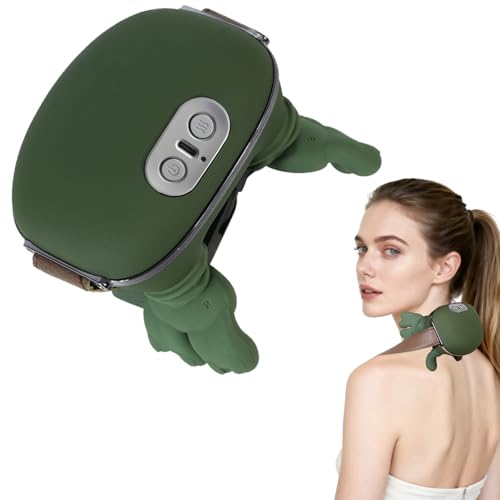 Massage Master for Shoulder Neck Lower Abdominal Airlandolists and Shoulder Massager with Heat Deep Tissue 3D Kneading Human Hand Cervical Trapezius Neck Massager Pillows