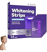 BandeBlanchimentDentaireViolet,14PcsTeethWhiteningStrips,BandesBlanchissantesDents,Bande...