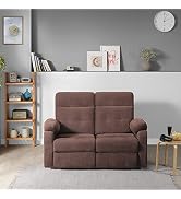 Sleepyhead RX5-2 Seater Fabric Recliner (Turkish Brown)
