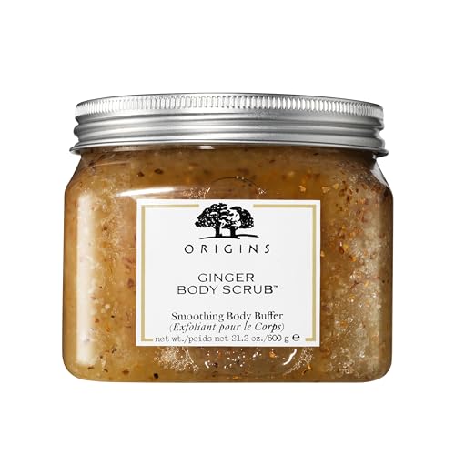 Origins Peace of Mind Exfoliating Body Scrub | Smooths Rough Skin | With Bamboo, Peppermint, Basil and Eucalyptus Blend, 6.7 Fl Oz