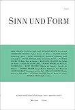 Sinn und Form 3/2013 (Sinn und Form/Beiträge zur Literatur)