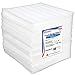50 Pack of Mighty Gadget Brand 12" X 12" Foam Wrap Sheets Cushioning for Moving Storage Packing and Shipping Supplies, 50-Pack (White)