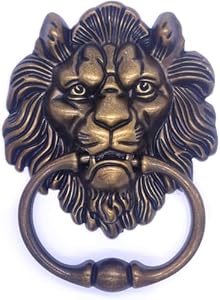 Sheric Löwenkopf Türklopfer Bronze-Optik