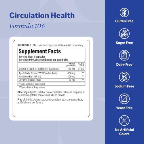 Kyolic Aged Garlic Extract Circulation Formula