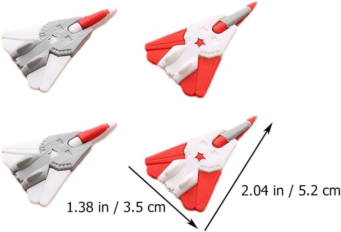 TOYANDONA Aircraft Eraser Toy 36 Pcs Eraser Prizes for 3D Puzzles for Mini Puzzles for Erasers Toys Bag Filler Treat Bags Filler Cartoon Helicopter Erasers Pencil Erasers for TPR