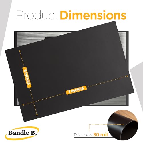 Bandle B Magnetic Sheets for Crafts 5\" x 7\". Pack of 6. Flexible Non Adhesive Magnetic Sheet for Metal Cutting Die Storage. Easy to Organize and Cut for Arts & Crafts or Scrapbooking.Thickness 30 mil. - Thumbnail 2