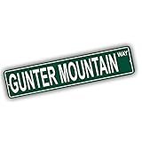 Tennessee Mountains Pick Your Mountain Compatible/Replacement for Gunter Mountain United States Mountain Aluminum Metal Tin Street Sign Style Home Decor For Man Cave Poker Tavern Game Room