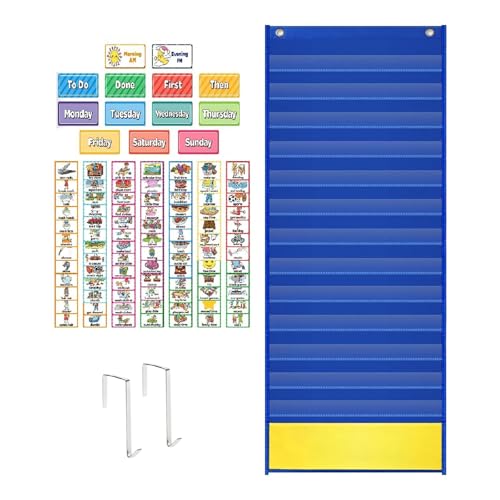 Qialexicon 子ども用視覚的スケジュール、男の子・女の子向け、ホームスクール計画、朝と夜のルーチン