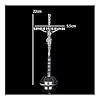 LUOSI Mode Gouden Jezus Christelijke Katholieke Kruis Heilige Kruis Decoratie Jezus Standbeeld Van Kruis Met Base Beeld Beeld 22×5.5CM Decoratieve Accessoires (Metalen kleur: Dagunzi3)
