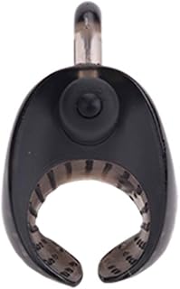 SHAOPENG Men's 10 Frequency Vi-Bra-Tion Trainer AirCup Pennis Control Time Exerciser - Black/White (Black)