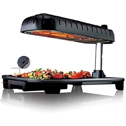 LSDRALOBBEB Elektrogrill Teppanyaki Tischgrill Elektrische Grill-Heim-Infrarot-Grill-Maschine Rauchlose elektrische…