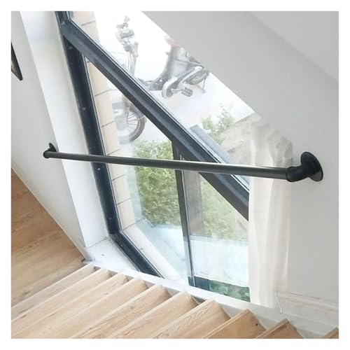 Rambarde murale industrielle pour escalier sécurisé avec fixations