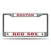 Rico Industries MLB Boston RED SOX Chrome License Plate Frame