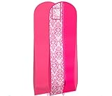 Ideal für eine Vielzahl von Kleidungsstücken: Obwohl dies der beste Brautkleid-Kleidersack ist, kann er auch für andere Zwecke verwendet werden. Es ist die perfekte Aufbewahrungstasche für Brautjungfer, Festzug, Taufe, Abend, Abschlussfeier und Ballkleid. Darüber hinaus können Sie es verwenden, um Ihre Kleider, Leder, Pelze, Anzüge und mehr sicher aufzubewahren