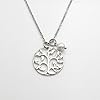 IDLAN-Wedding-Gifts-Wedding-Jewelry-Mother-of-The-Groom-Necklace-Family-Tree-Necklace IDLAN Wedding Gifts Wedding Jewelry Mother of The Groom Necklace Family Tree Necklace Mother's Day Gift(Silver)