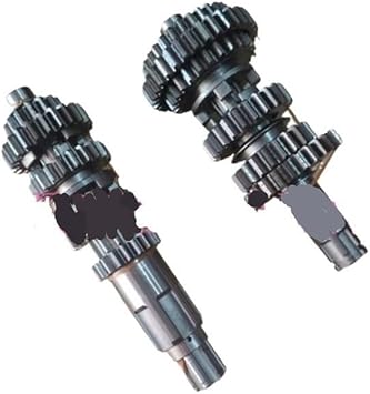 Motorcycle Main Shaft Countershaft Gearbox For QJ Kway 200 202 QJ200-2H 200cc Engine Sets Of Teeth QJ200 2H