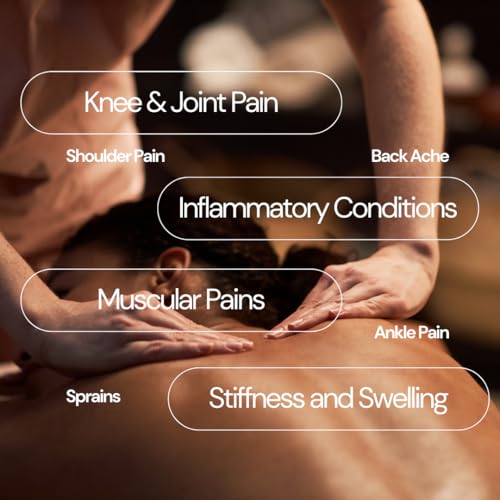 Image of Ayurvedic Pain Relief Oil, 100% Natural, Relieves Knee, Joint, Back & Muscle Pain, Fast Absorption, 10 Natural Actives
