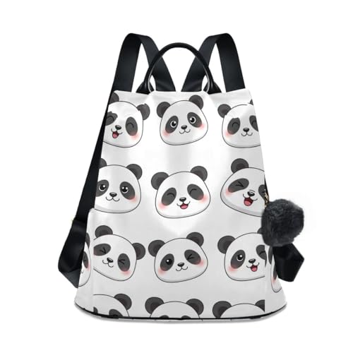 Sac à dos antivol pour femme style Kawaii avec motif panda