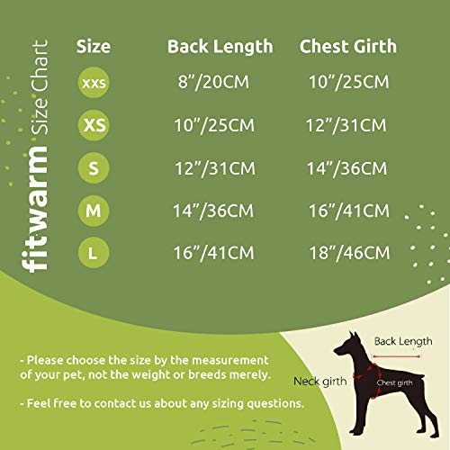 Fitwarm Vestido de verão com flores tropicais, roupas para cães, vestido para cães, roupas para cães