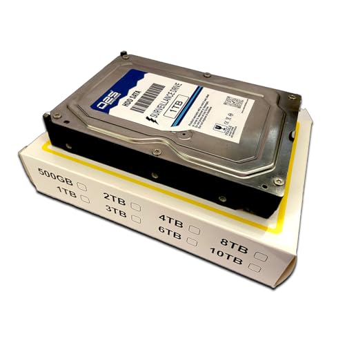Image of D25 Video 1TB Hard Disk for Hikvision (iDS-7104HQHI-M1 /S) 4 Channel DVR | 1TB Hard Disk for 4 Channel CCTV Camera DVR | 1 TB Surveillance Hard Disk Drive