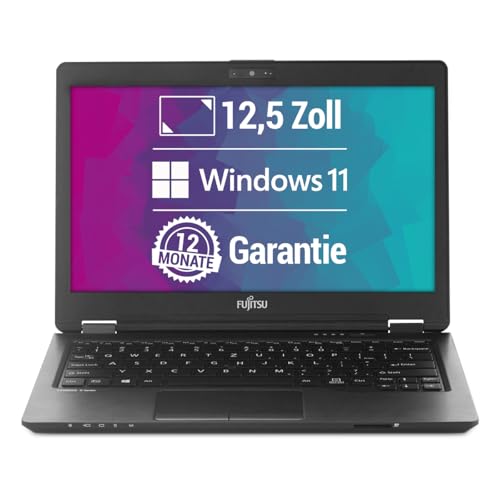 Fujitsu LifeBook U729 12,5 Zoll Full HD Laptop Intel Core i5-8265U@ bis zu 3,9 GHz 8 GB 256 GB SSD mit Windows 11 Pro & GRATIS Antiviren-Software inkl. 12 Monate Garantie