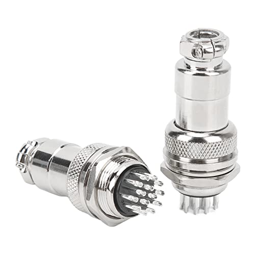 2 Pcs Aviation Plug Socket Connector 14 Pin miniatura 4