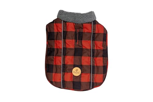 King Buck Quilted Dog Jacket, Buffalo Red, M/L, KB-QJKT-RDBFL-M/L-1