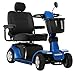 Redesigned! Pride Mobility Maxima Ultra HD 4-Wheel Mobility Scooter, 500 lbs. Weight Capacity, Model SC941 (Ocean Blue)