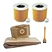 Bolsas de polvo de papel de filtro Hepa, accesorios de filtros de repuesto compatibles con piezas de aspiradora Karcher WD3 WD3,200 WD,3300 MV3 WD3,500 (Color : 14pcs)