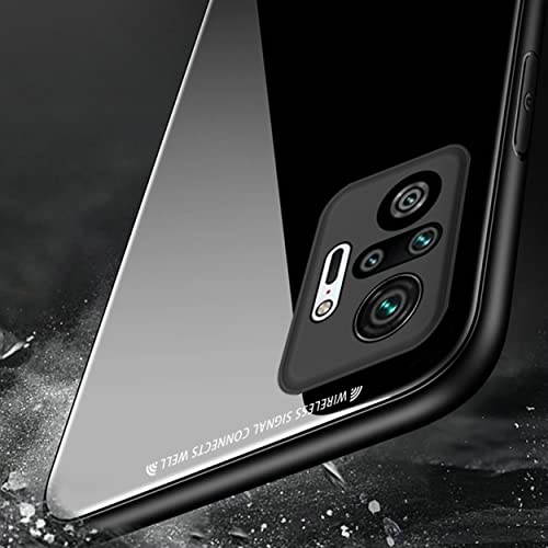 Image of Designerz hub Back Cover for, Xiaomi Redmi Note 10 Pro Max (Silicone Black)