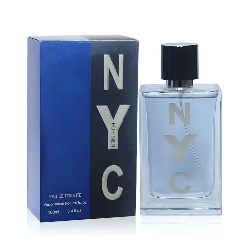 Image of AFLUXE NYC EDT Men's Cologne, Masculine Fresh Scent | Classic men's cologne with fresh musk notes. Eau de toilette natural spray long lasting fragrance for men daily use.