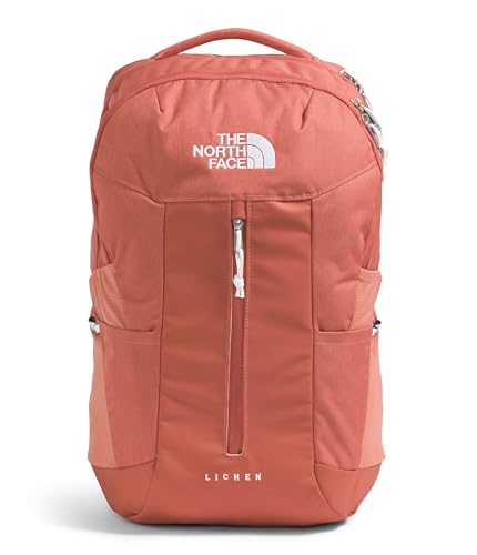 The North Face Lichen Daypack - Everyday Commuter Backpack, Laptop Sleeve, Water Bottle Pockets, Center Front Pouch, Mars Dust Dark Heather/Mars Dust, One Size