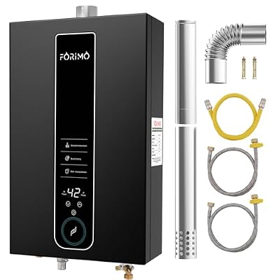 Natural Gas Tankless Water Heater, 4.21GPM 16L Indoor,Constant propane water heater,Instant Hot Natural Gas Water Heater with Fahrenheit Digital Display,Multi-Protection