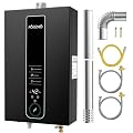 Propane Tankless Water Heater, 4.21GPM 16L Indoor,Constant propane water heater,Instant Hot Propane Gas Water Heater with Fahrenheit Digital Display,Multi-Protection