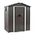 Shintenchi 5x3 FT Outdoor Storage Shed with Window, Lockable Outdoor Waterproof Tool Storage Sheds, Weather Resistant Tool Storage House Shed for Garden, Backyard, Patio Utility and Tool Storage, Gray