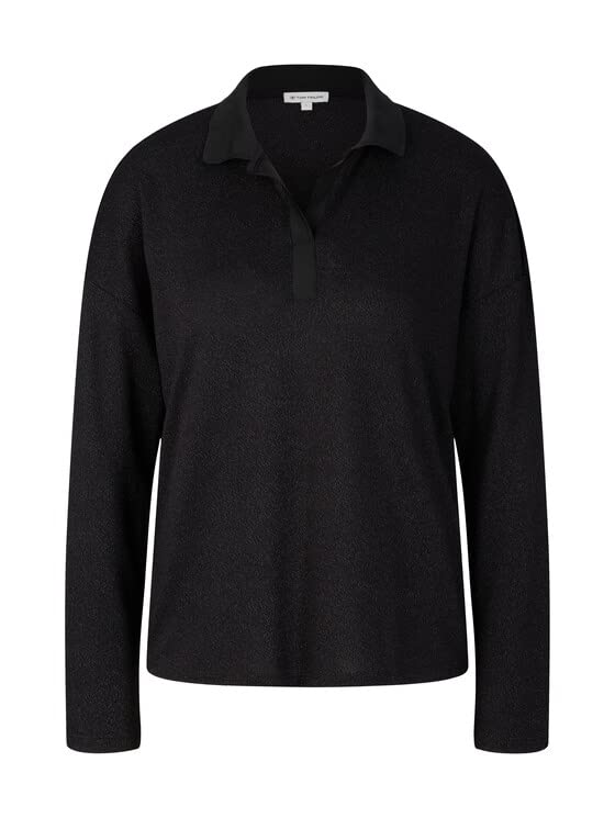 Polo de manga larga TOM TAILOR mujer de algodón casual chic 6
