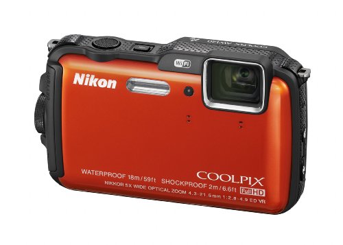 Nikon Coolpix Aw120 16 Mp Wi-Fi And Waterproof Digital Camera With Gps And Full Hd 1080P Video (Orange) (Discontinued By Manufacturer) #TOP2