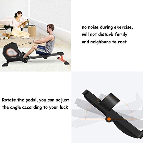 Image of Rowing Machine Magnetic Control Rowing Device Household Folding Adjustable 8-Level Resistance Paddle Boat Fitness Equipment Rowing Machine