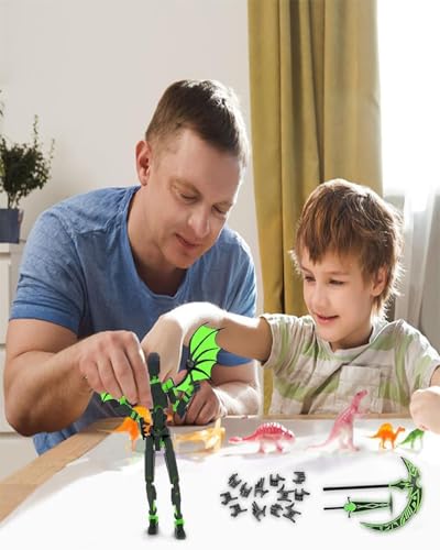 Image of Dummy 13, T13 Action Figure, Action Figure Action Figure Toys, Black and Green Desktop Decoration, T13 Toys, for Collectors, Home and Room Decor, Dummy 13 Action Figure Set