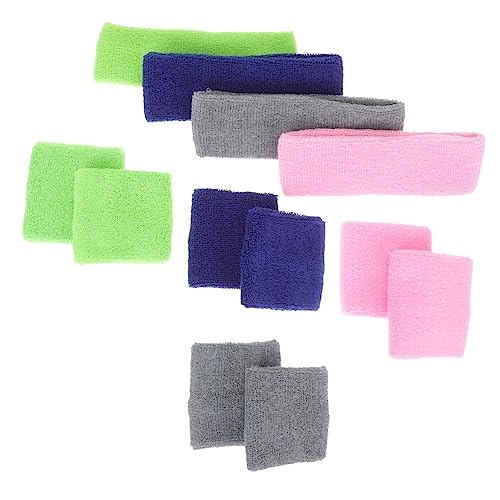 Bandeaux sport enfants absorbants et bracelets élastiques