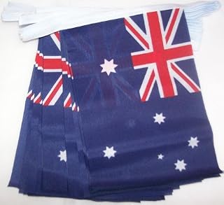 AZ FLAG Australia 6 meters BUNTING Flag 20 flags 9'' x 6'' - Australian STRING flags 15 x 21 cm
