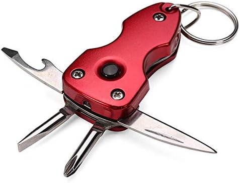 5in1 Multi-function Screwdriver Bottle Opener key chain Tools