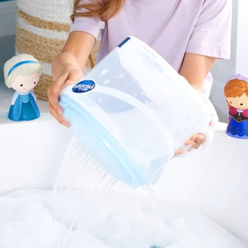 Image of Disney Store Official Bath Set (Frozen) - Kids Bath Accessories with Beloved Disney Characters - Colorful and Fun Bath Time Essentials for Kids - Suitable for All Ages