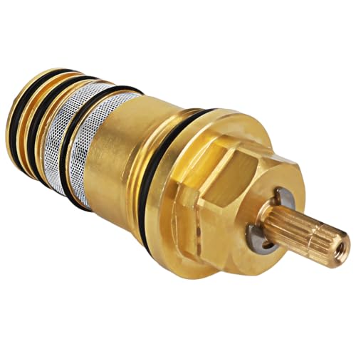 2026 Upgrade Brass Thermostatic Cartridge 94282000 3/4" – Fits for Ecostat Shower Valves and Tub Fillers, Upgrade Replacement for Plastic Model by ROSARIN - Used condition - US$18.39