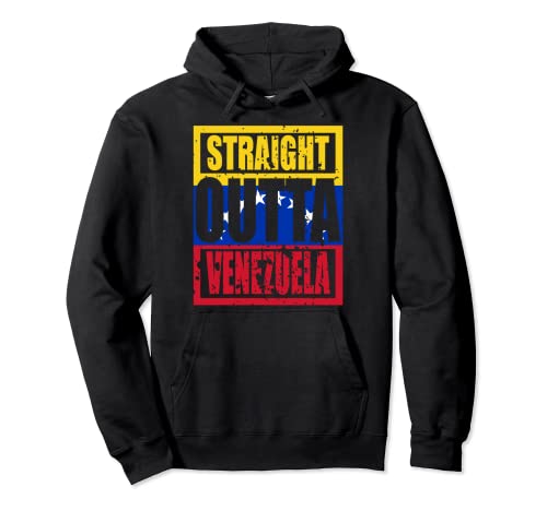 Straight Outta Venezuela - Camiseta de venezuela para regalo Sudadera con Capucha