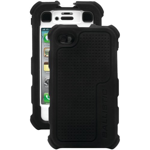 Ballistic Ha0778-M385 Universal Black And White V6 Iphone 4/4S Case With Holster 1 Pack - Retail Packaging - Black/White #TOP14