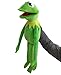LUOWAN Marionetas De Rana Kermit, Juguete De Felpa, Muñeco De Ventrílocuo Muppet Show, Regalo Educativo para Niños del Día De Navidad 60cm