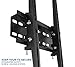 Tilting Flatscreen Wall Mount TV for 30, 32, 37, 39, 40, 42, 43, 47, 49, 50, 55 inch LED, LCD, and Plasma televisions - 77 lbs Capacity, 2