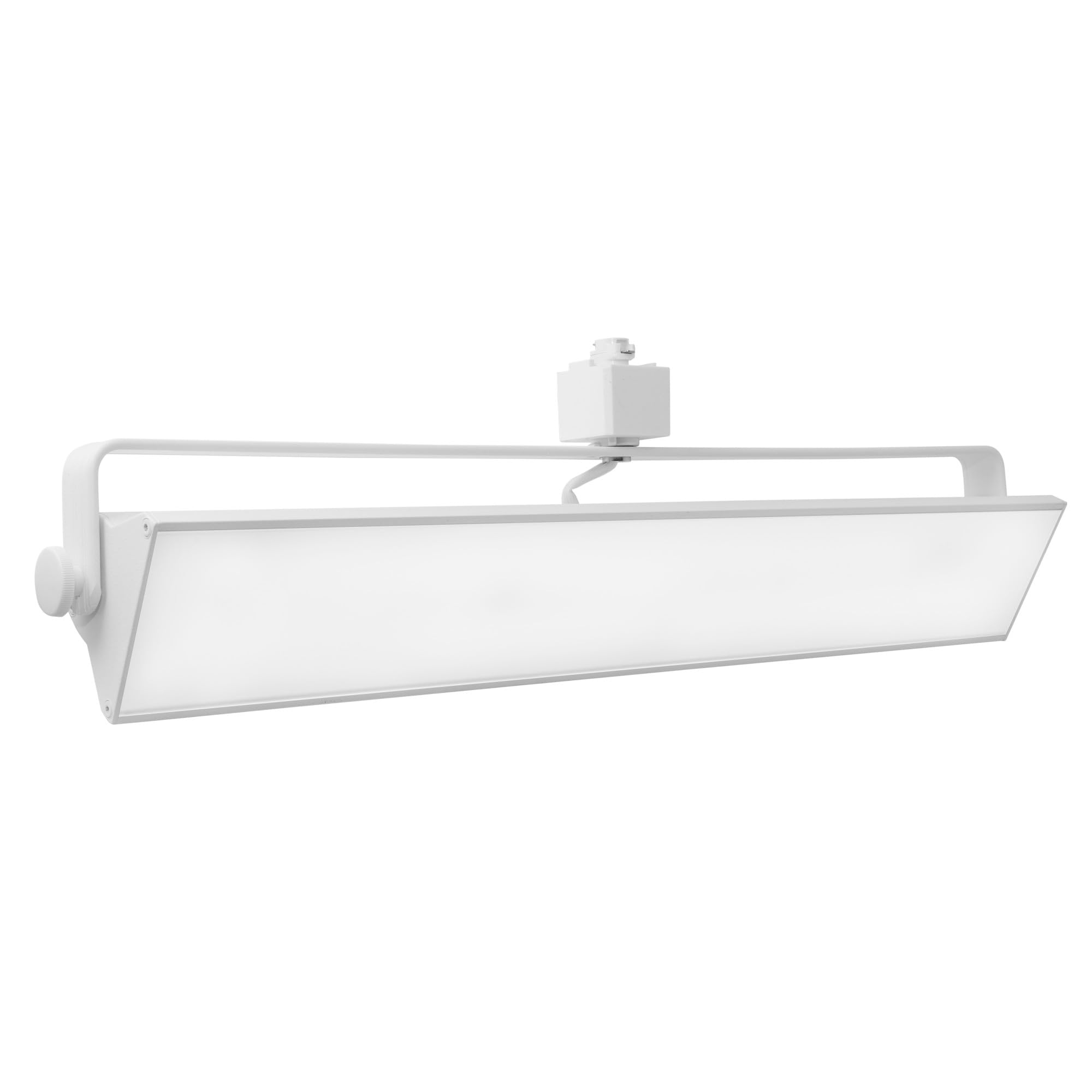 Elco ET43CT3 Pipe H-Track 4-3/4" Tall 3000K to 4000K LED Track Head - 2500 Lumens - White