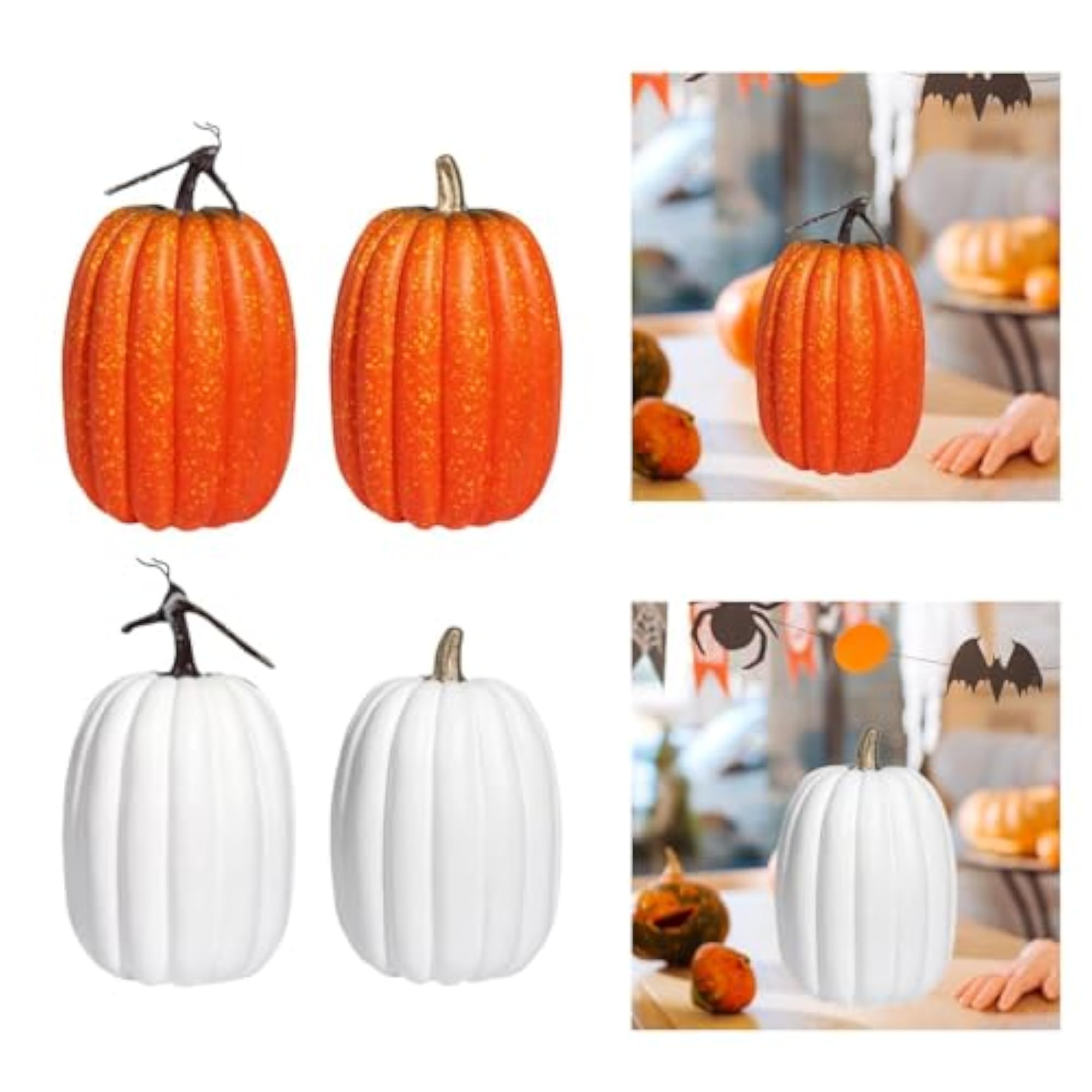 Realistic Artificial Pumpkin Decoration Party Holiday Foam Pumpkin